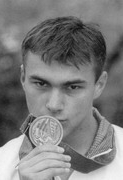 Zdjęcie przedstawia olimpijczyka Piotr Gabrych